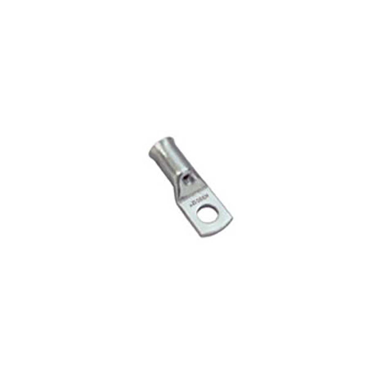 MECATRACTION, C Uninsulated Tubular Ring Terminal, M8 Stud Size 12 AWG Wire Size, Grey