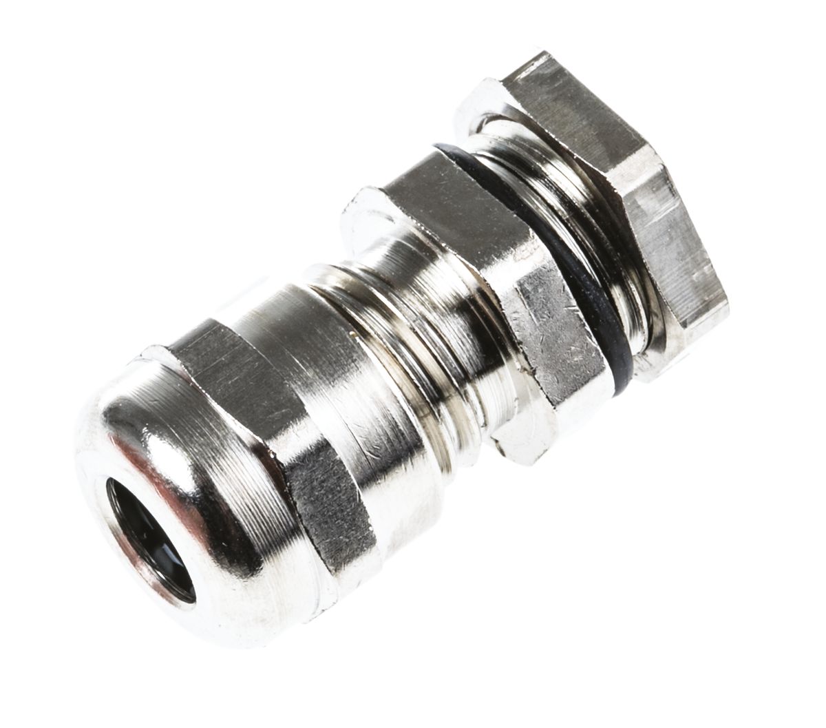 SIB SIB-TEC Series Metallic Nickel Plated Brass Cable Gland, PG7 Thread, 2.5 mm min., 6.5 mm max., IP68