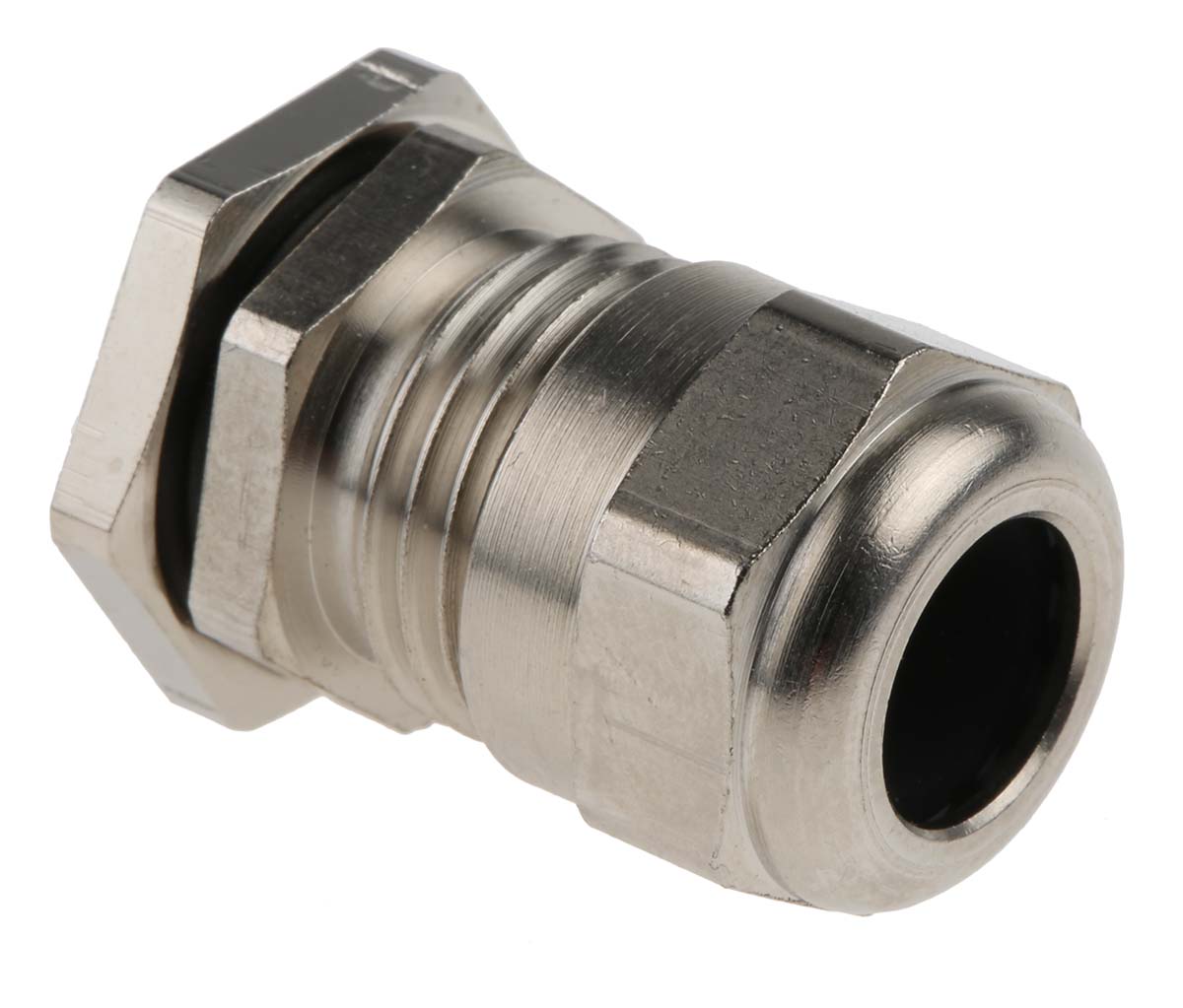 SIB SIB-TEC Series Metallic Nickel Plated Brass Cable Gland, PG9 Thread, 4 mm min., 9.5 mm max., IP68