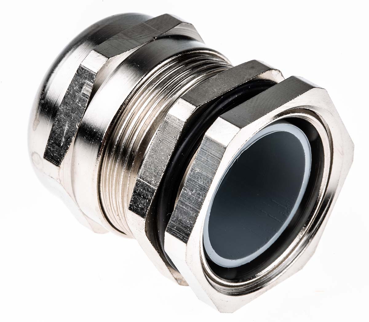c5232000r SIB SIB-TEC Series Metallic Nickel Plated Brass Cable Gland, M32 Thread, 11 mm min., 21 mm max., IP68
