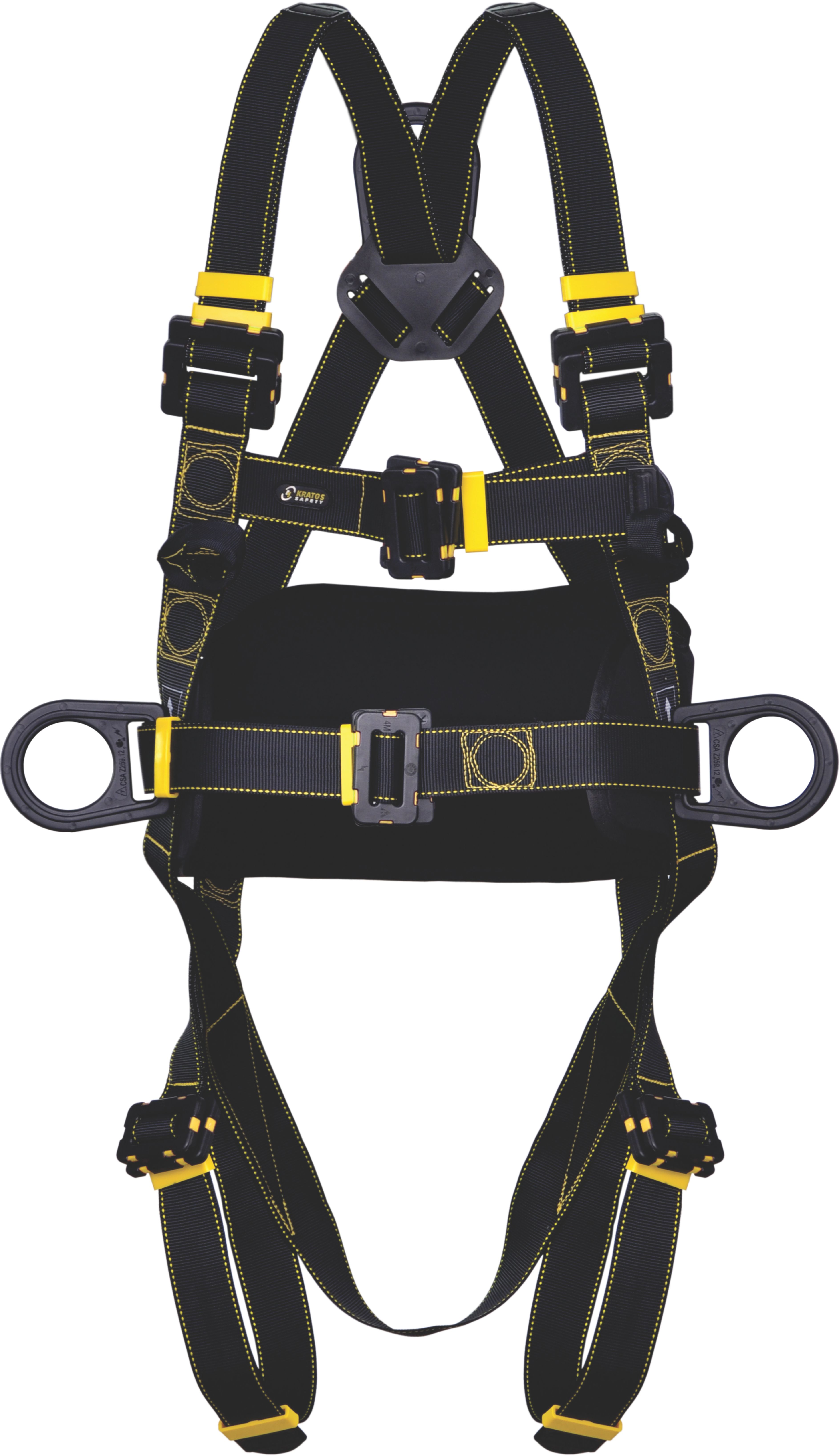 KRATOS SAFETY FA1021200 Front, Rear, Sides Attachment Fall Arrest Harness, 140kg Max, Universal