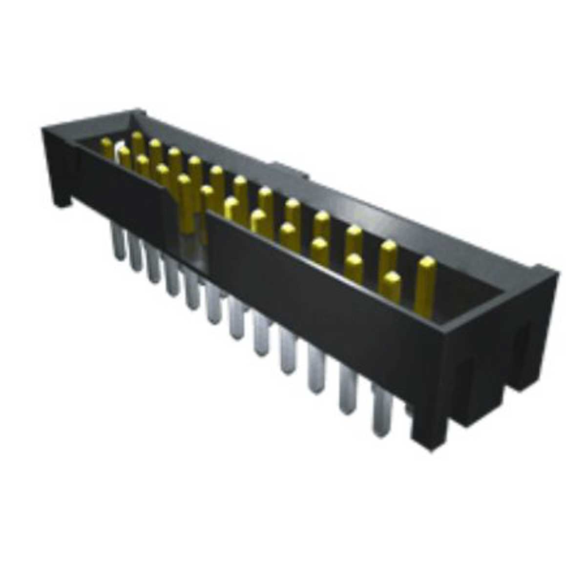 Samtec STMM Series Vertical Surface PCB Header, 10 Contact(s), 2 mm Pitch, 2 Row, Shrouded