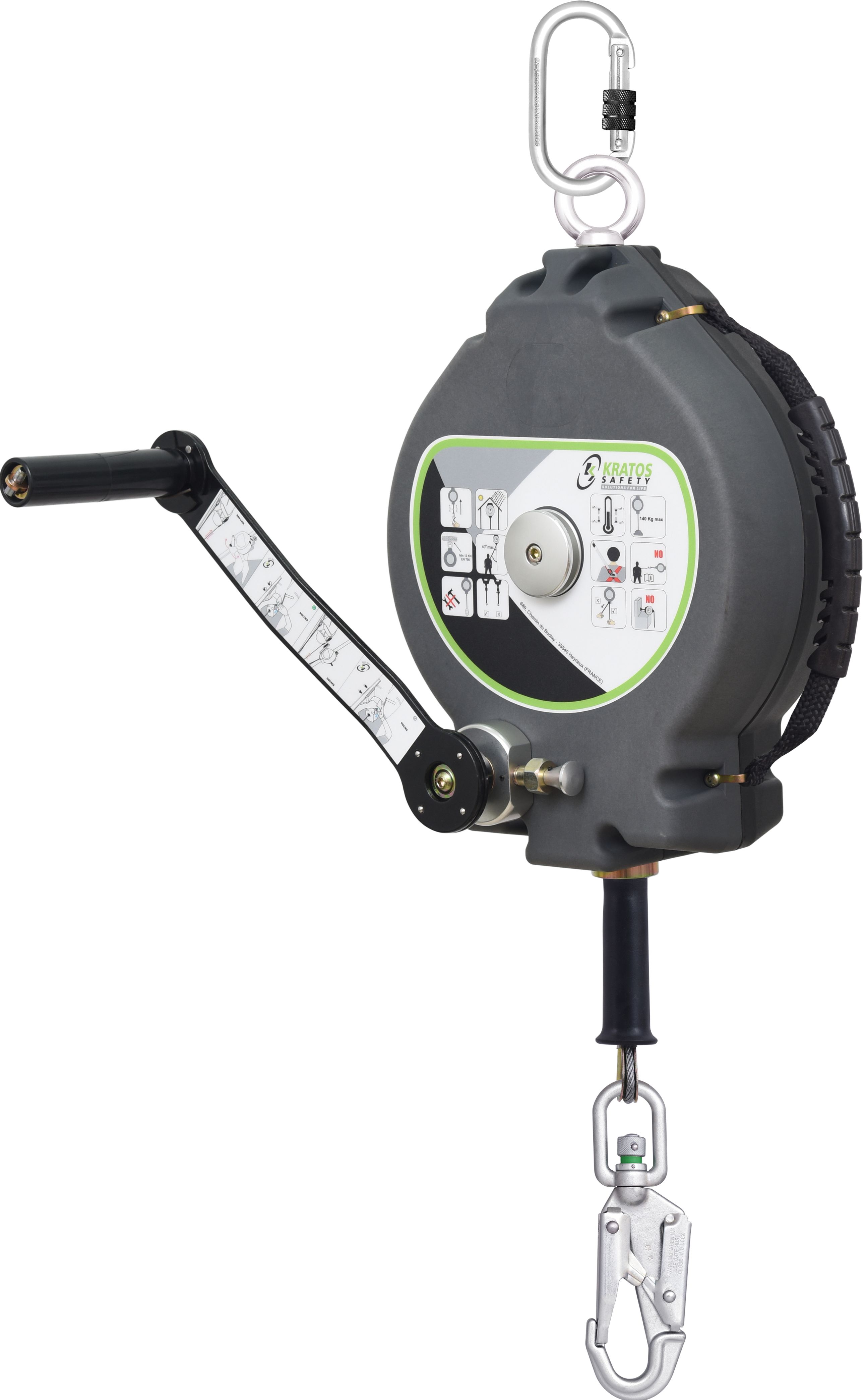 fa2040130 KRATOS SAFETY Fall Arrester Polyamide Single