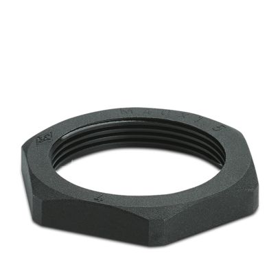 Phoenix Contact Black Counter Nut for use with Connector
