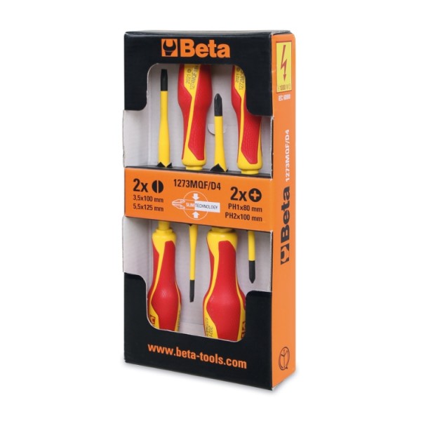 BETA Phillips: Slotted Phillips, 4-Piece, ESD-Safe