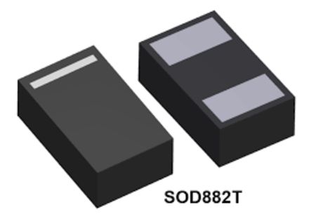 STMicroelectronics ESDA9P25-1T2, Uni-Directional TVS Diode, 2-Pin SOD882T