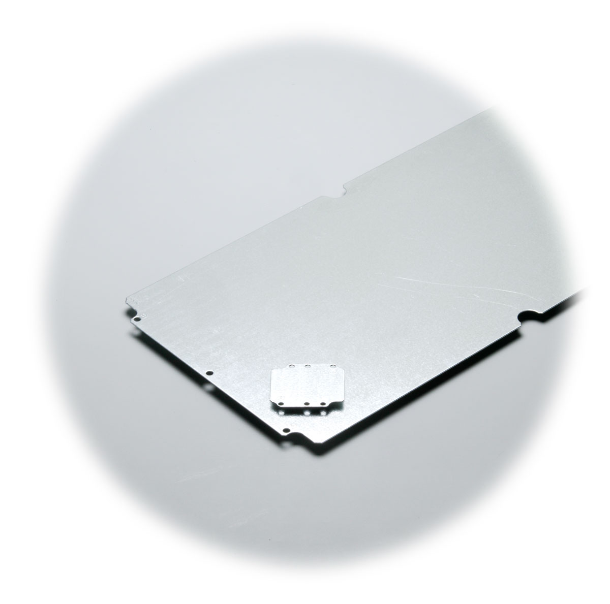 Fibox Polycarbonate Mounting Plate, 136mm W, 340mm L for Use with EURONORD