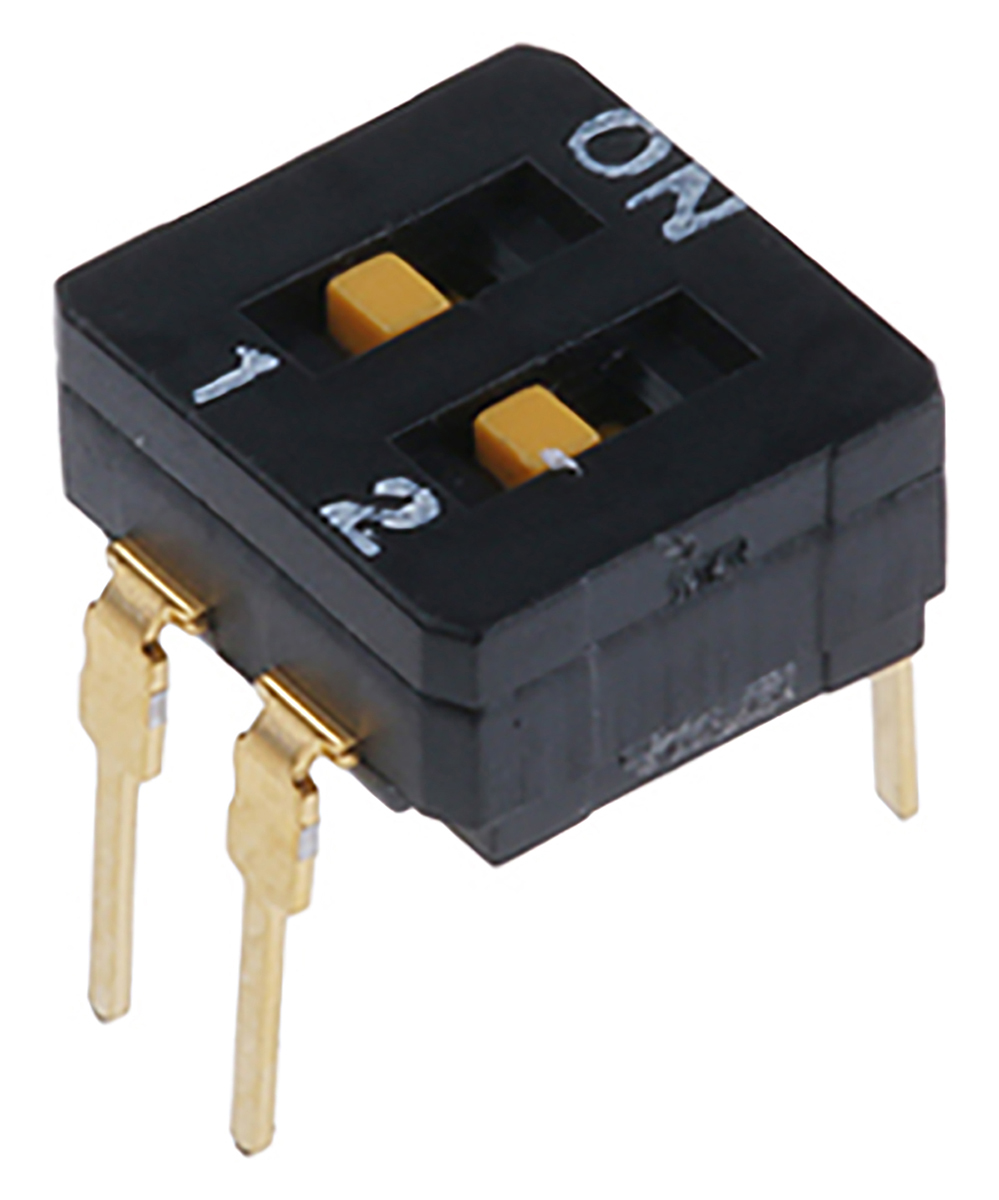 Omron 2 Way Through Hole DIP Switch DPST