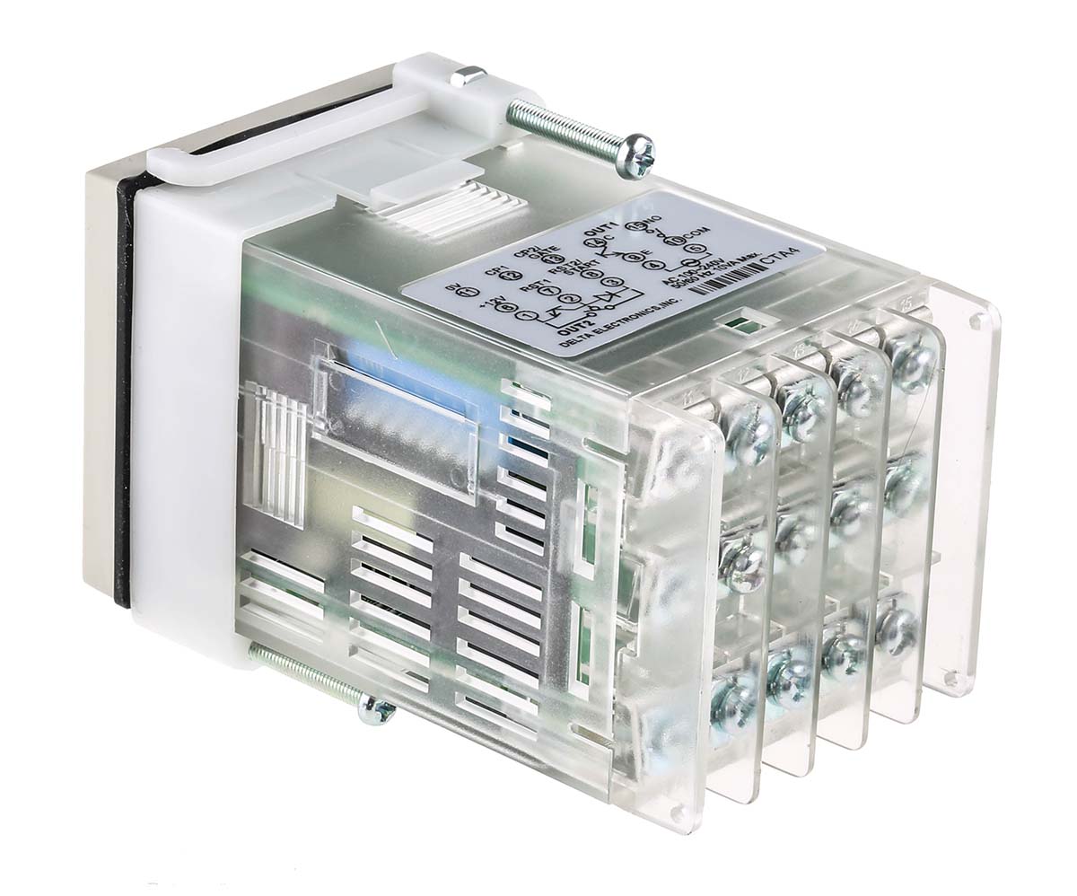 cta4100a Delta Electronics Counter, Timer, 6 Digit LCD, 10kHz, 100 → 250 V