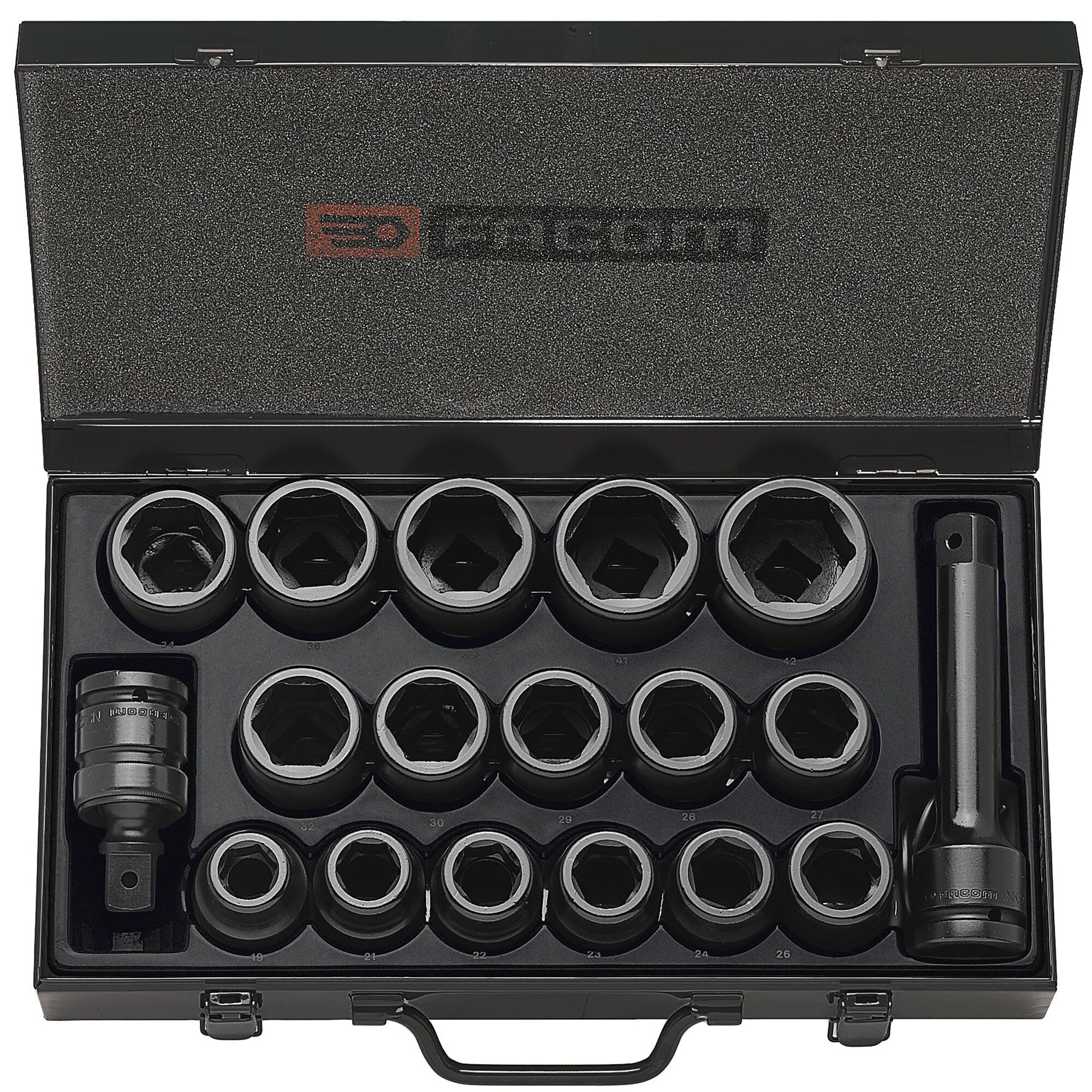 Facom 3/4" , 13/16" , 7/8" , 15/16" , 1" , 1"1/16 , 1"1/8 , 1"1/4 , 1"5/16 , 1"7/16 , 1"1/2 , 1"5/8, 3/4 in Drive