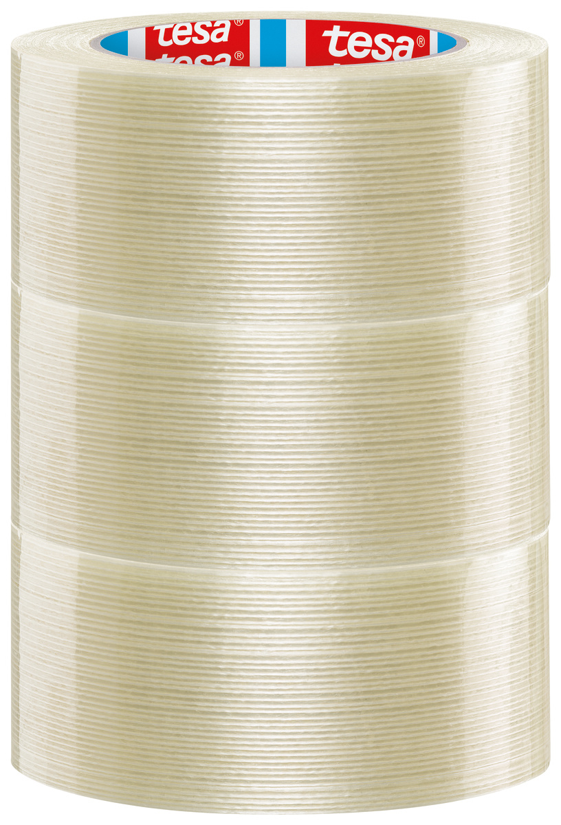 Tesa BNR 45902 Clear Packing Tape, 50mm x 50mm