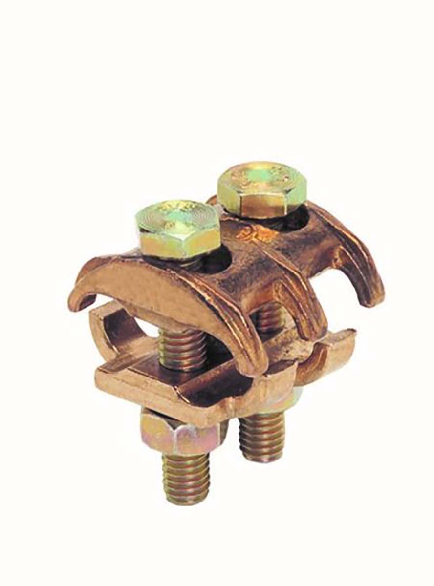 MECATRACTION Bronze Lightning Earth Clamp Max. Conductor Size 240 mm²