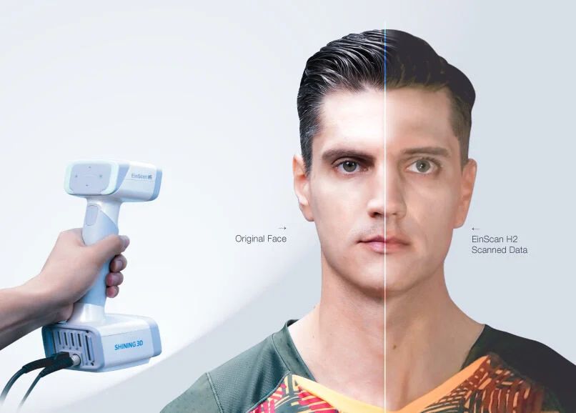 c7449 Shining 3D Einscan H2 3D Scanner Handheld