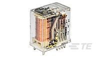 TE Connectivity 4-1393 Series Electromechanical Interface Relay, Panel Mount, 24V Coil, DPDT, 2-Pole, 3A Load