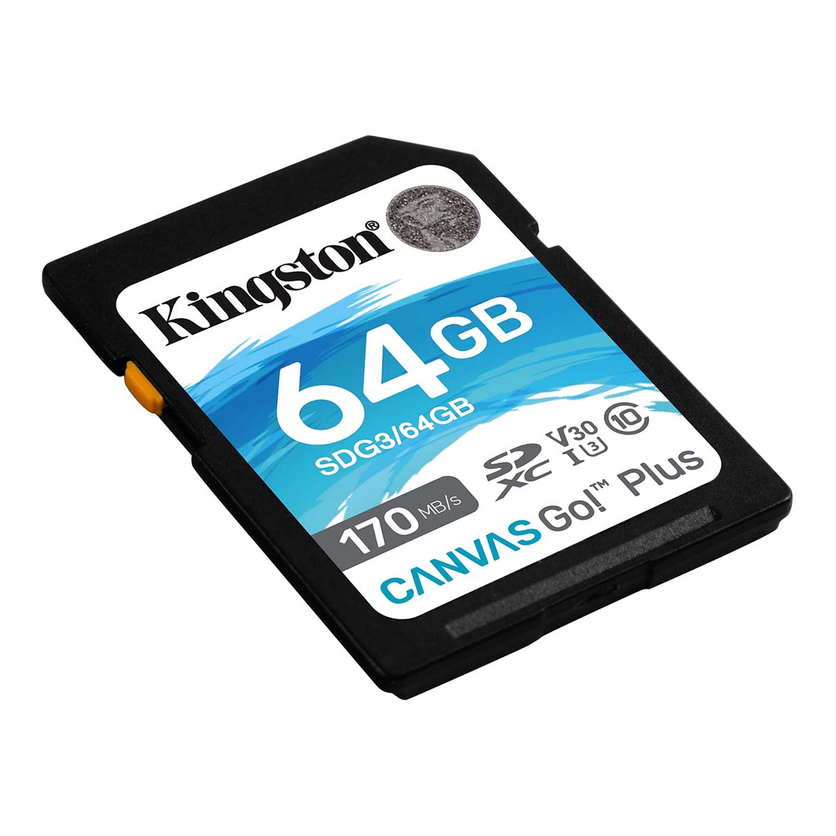 sdg364gb Kingston 64 GB SDXC SD Card, A2, Class 10, U3, UHS-I, V30