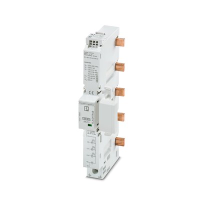 1168940 Phoenix Contact Lightning Arrester 255 V ac Maximum Voltage Rating 30kA Maximum Surge Current Lightning Arrester