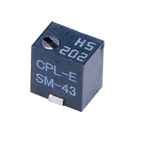 SMD Trimmer Potentiometer 0.25W Top Adjust Nidec Components