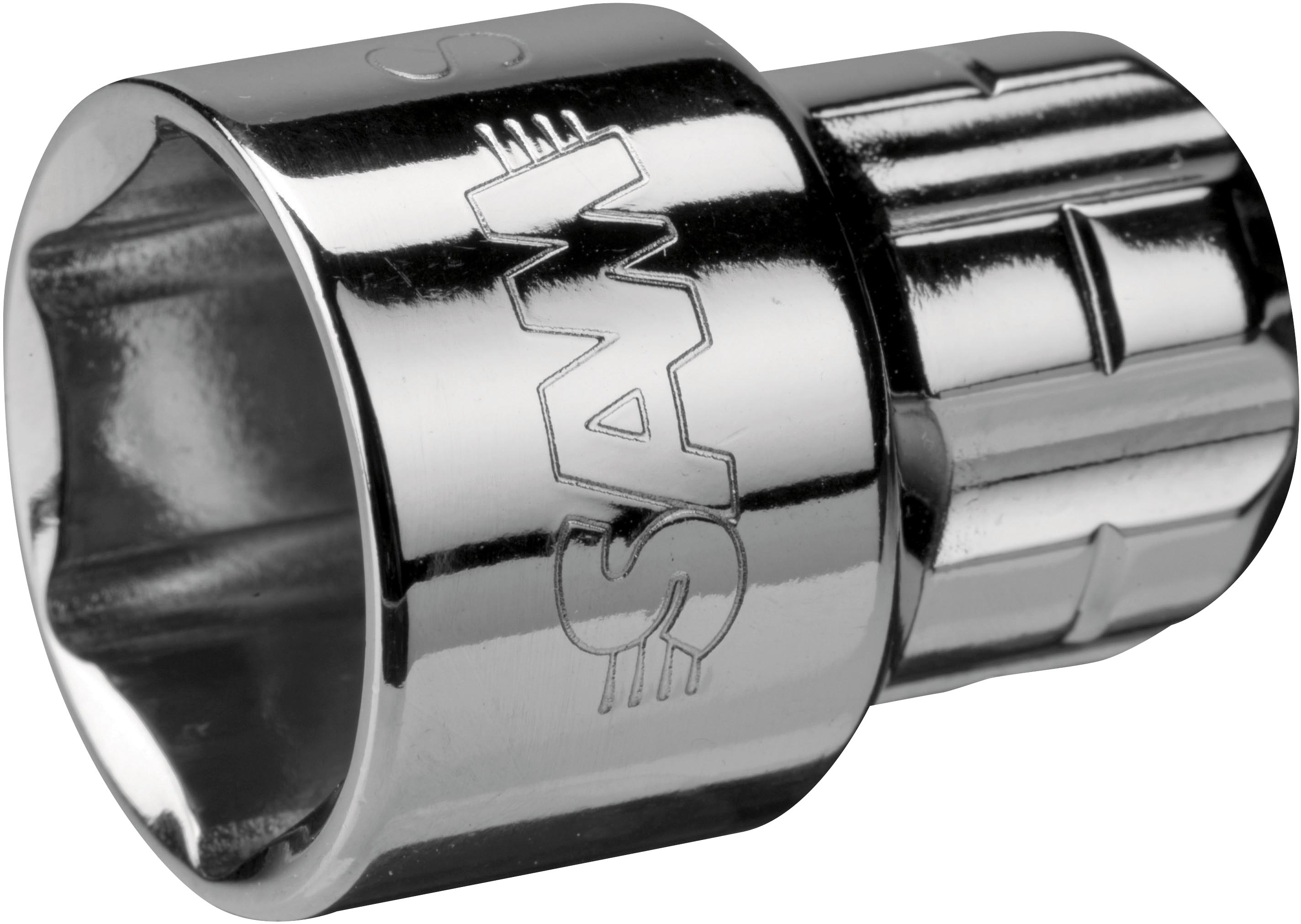 SAM 1/2 in Drive 29mm Pass Through Socket, 6 point, 37.86mm