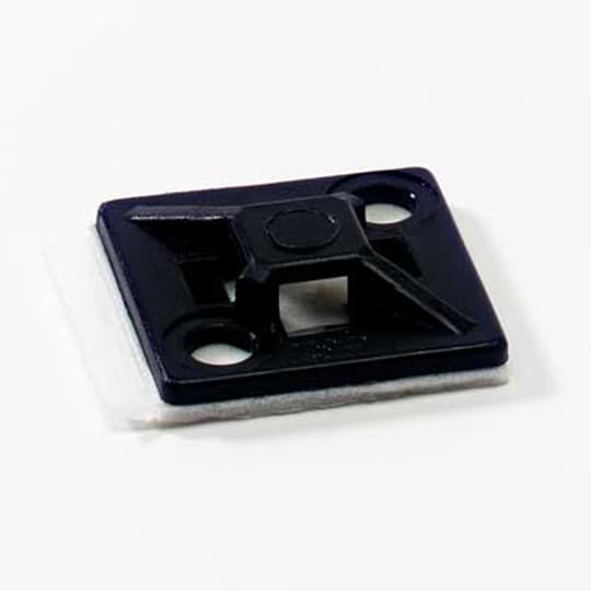 Thomas & Betts Self Adhesive Black Cable Tie Mount 19 mm x 19mm