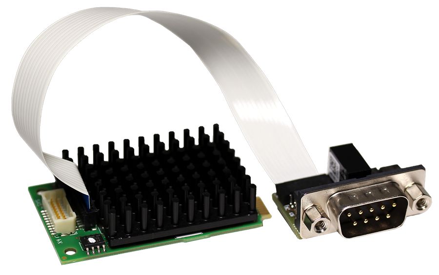 Hilscher 1 Mini PCI Express D-sub, 9 Pin Serial Card