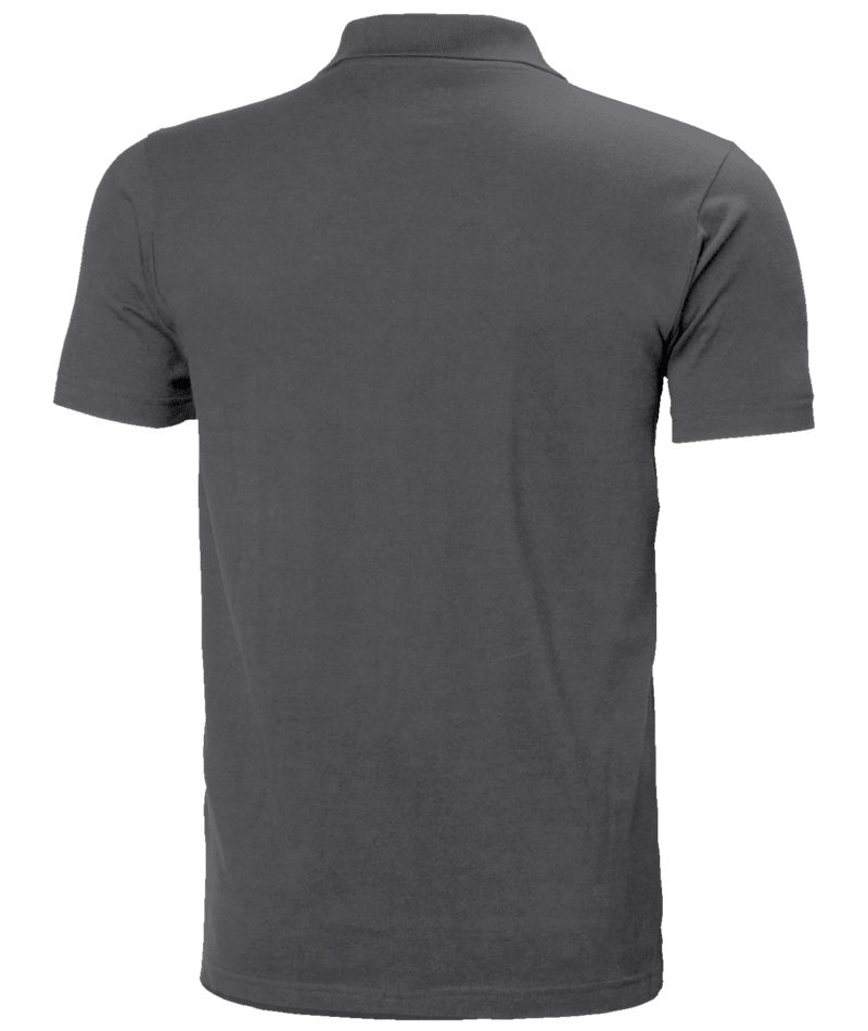 79167_970-3xl Helly Hansen Classic Dark Grey 100% Cotton Polo Shirt, UK- 3XL, EUR- 3XL