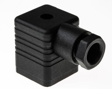 Hirschmann 931965100, 2P+E DIN 43650 A Solenoid Valve Connector, Female, Screw Down, GDM Series, 16A, 250 V ac/dc, IP65