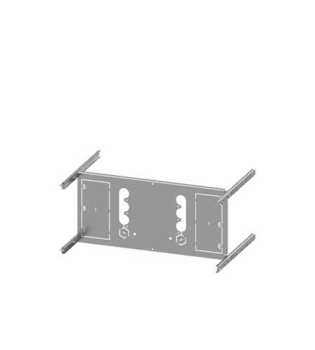 Siemens Grey 4 Gang Mounting Plate Sheet Steel Mounting Plate