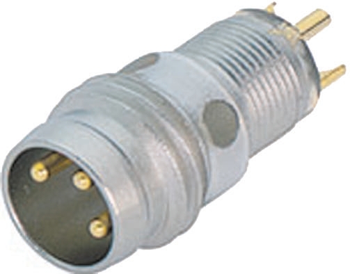 binder Circular Connector, 4 Contacts, Panel, M8 Connector, Socket, Male, IP67, IP65, 718 Series