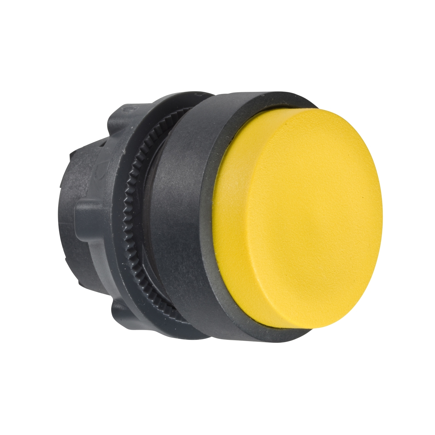 Schneider Electric Harmony XB5 Series, Yellow Push Button Head, Spring Return, 22mm Cutout