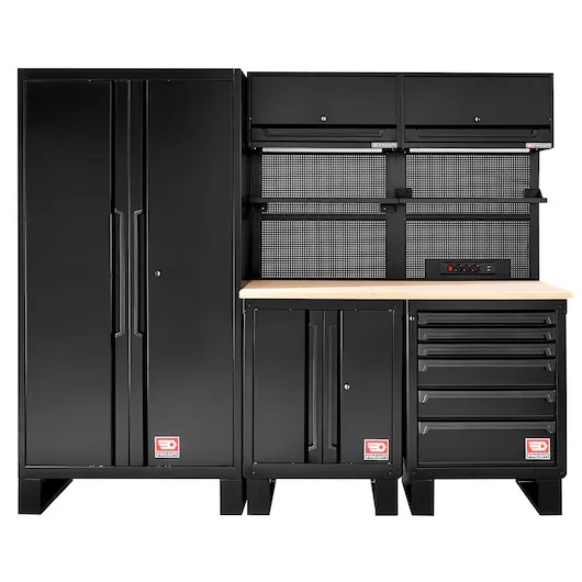 Facom 4 Door, 7 Drawer Metal Floor Standing Tool Cabinet, 2450mm