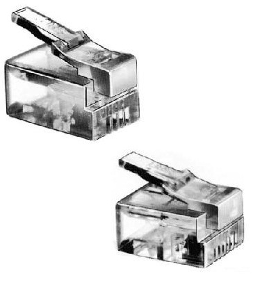 Hirose TM-P Series Male RJ45 Connector, Cable Mount 1 Port 8 -Way