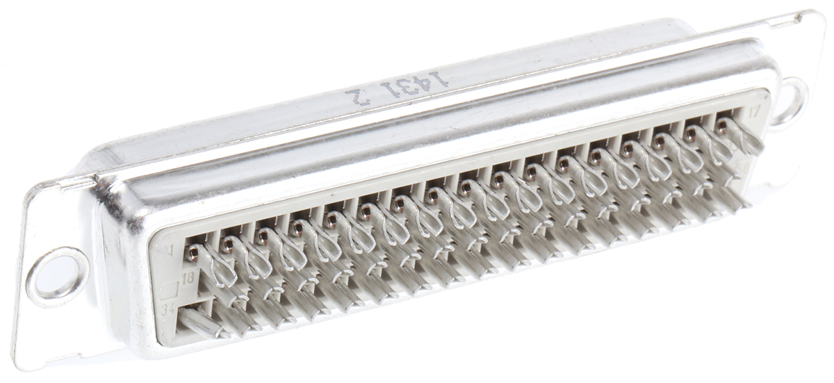 004615 Provertha TMC 50 Way Panel Mount D-sub Connector Socket
