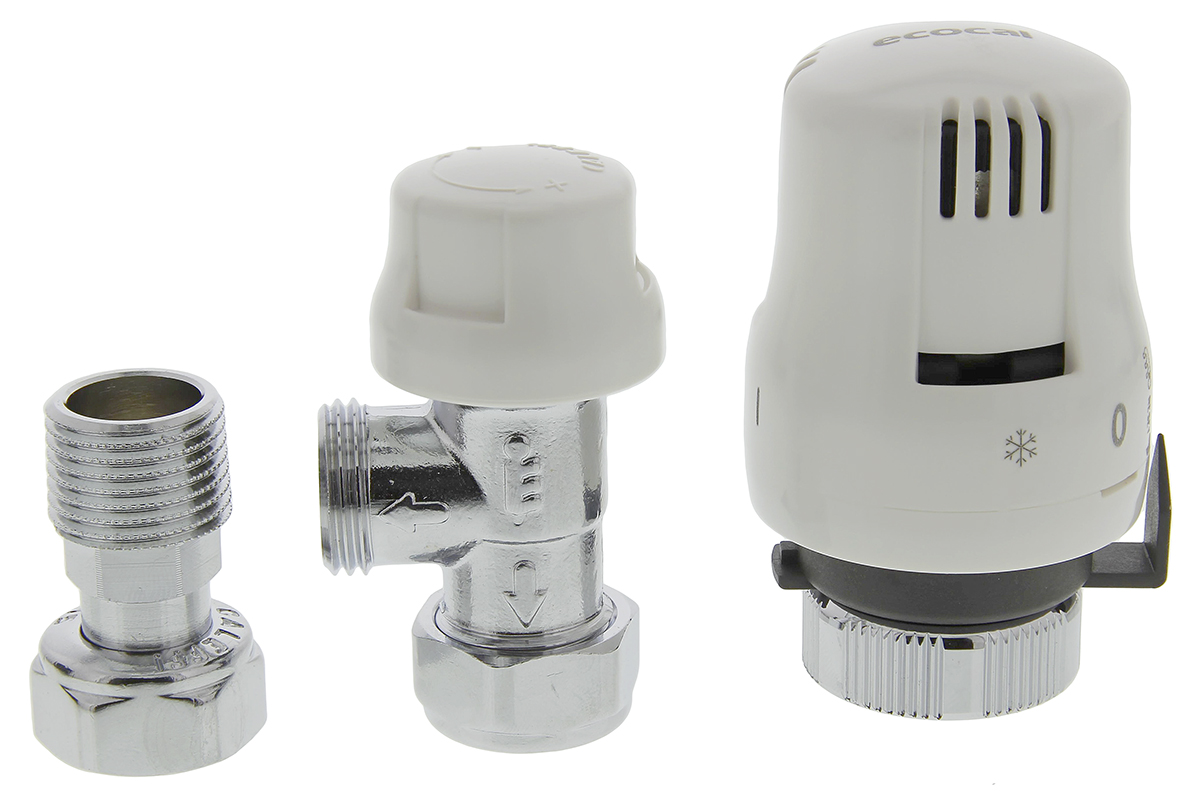 Altecnic Brass 1/2 in to 1/2 in Thermostatic Radiator Valve