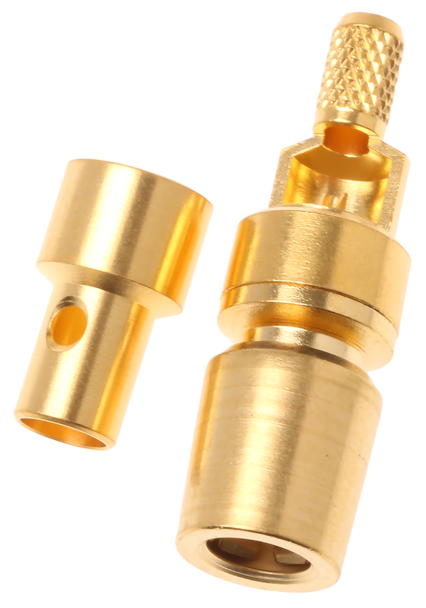 Telegartner, Jack Cable Mount SMB Connector, 50Ω, Solder Termination, Straight Body