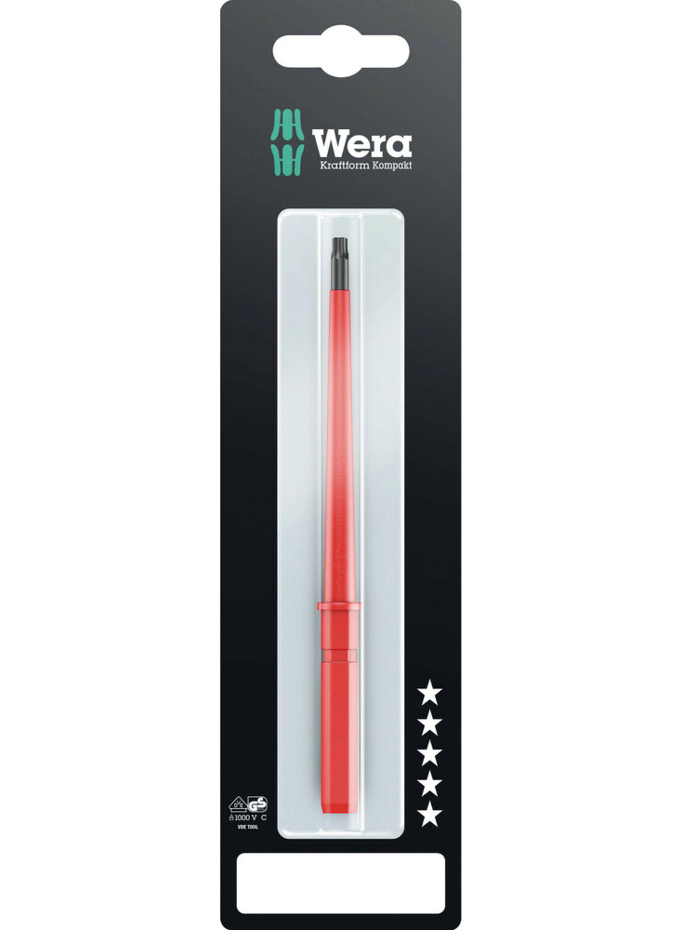 Wera Torx Insulated Screwdriver Blade, TX30 Tip, VDE/1000V