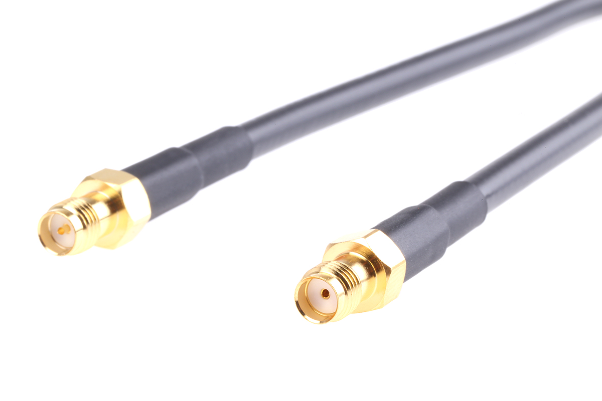 Mobilemark 50 Ω Coaxial Cable, 304.8 mm Black