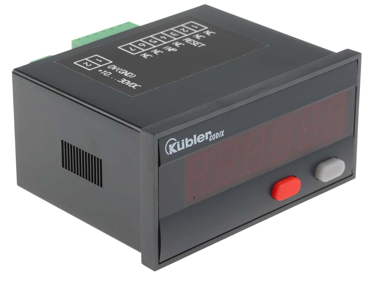 6540012300 Kubler CODIX 540 Counter, 6 Digit LED, 60kHz, 10 → 30 V dc