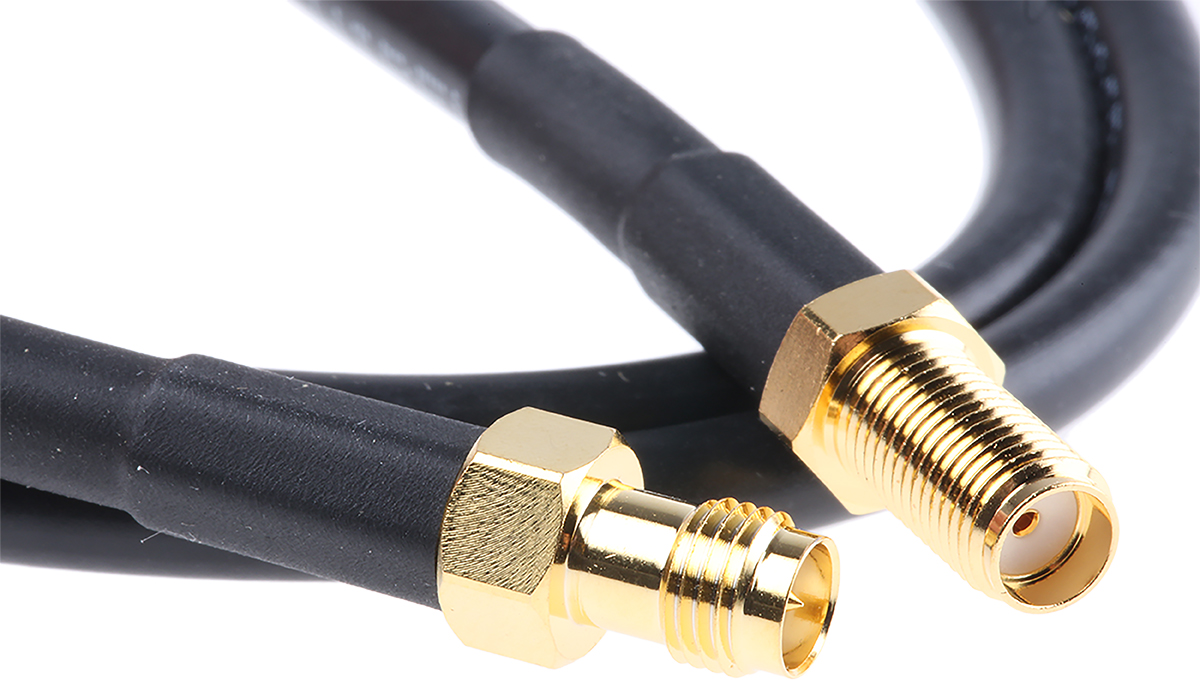 Mobilemark CA39/195 Series Coaxial Cable Female SMA to Female RP SMA, 990.6 mm 50 Ω