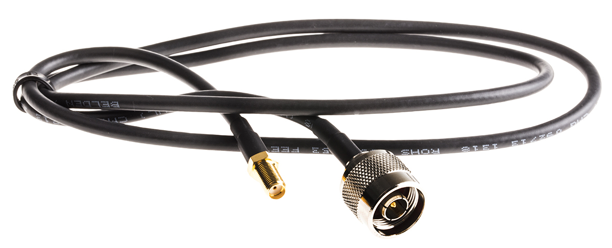 Mobilemark CA39/240 Series Coaxial Cable Female SMA to Male N Type, 990.6 mm 50 Ω