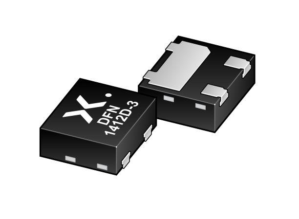 Nexperia BC856AQC-QZ PNP Transistor, -100 mA, -65 V DFN1412D-3