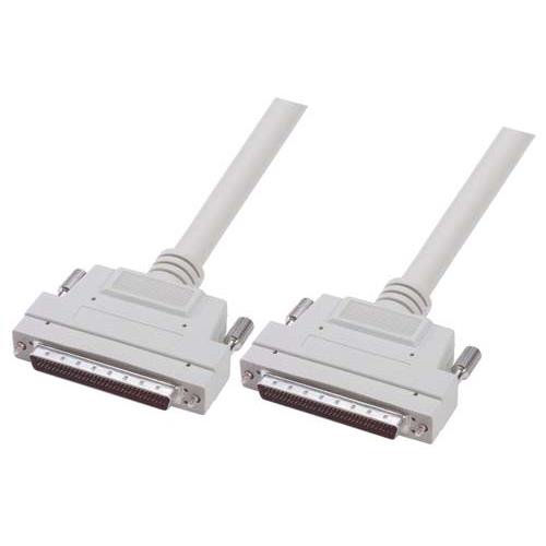 L-Com Male Male HPDB68 Parallel Cable, 2 m, White Sheath