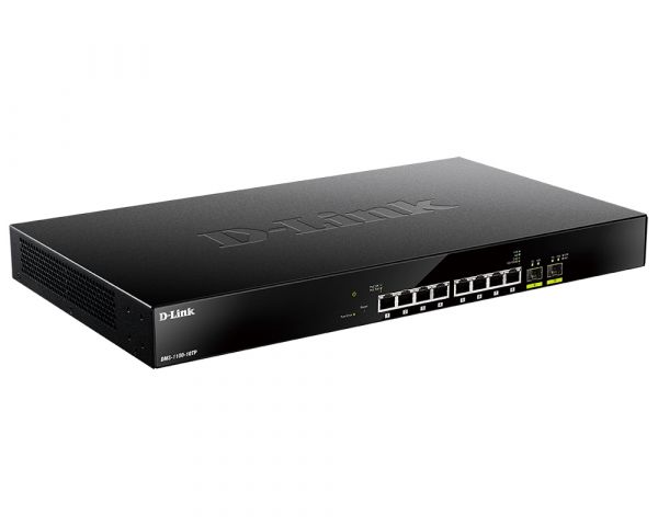D-Link 10-Port Multi-Gigabit PoE Smart Managed Switch, Smart 10 Port Managed Switch With PoE