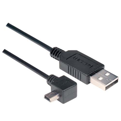 L-Com USB Cable, Male USB to Male, USB 2.0 USB, Black, 1 m