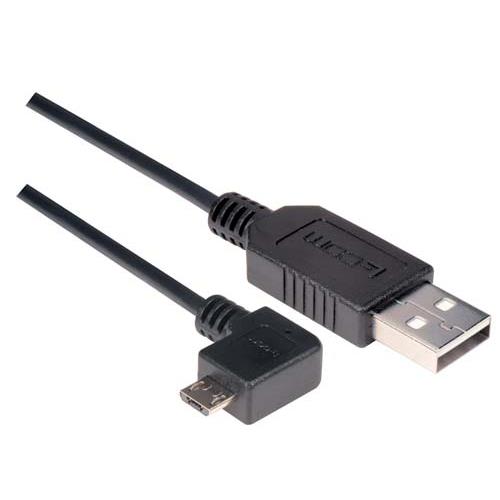 L-Com USB Cable, Male USB to Male, USB 2.0 USB, Black, 300 mm