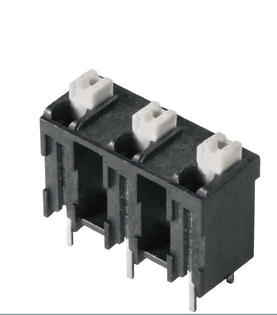 Weidmuller LSF Series PCB Terminal Block, 6-Contact, 7.62mm Pitch, Surface Mount, 1-Row, Through Hole Termination
