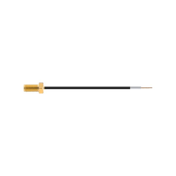 Taoglas CAB.0125 Series, 150 mm, RG174 Coaxial Coaxial Cable, Black, Unterminated