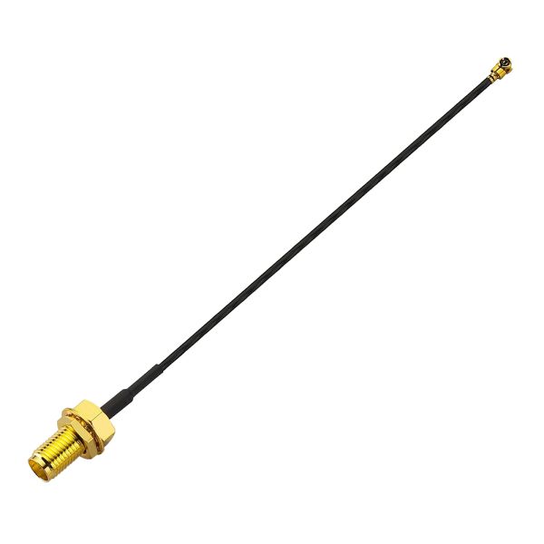 Taoglas IPEX MHF, SMA Series, 150 mm, 1.13 Coax Coaxial Coaxial Cable, Black, Unterminated