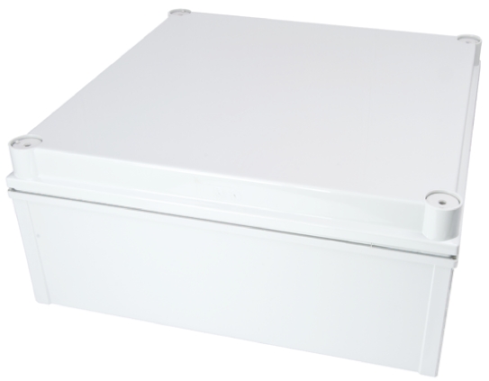 cab-pcq-404017-g-cabinet Fibox CAB PCQ Series Polycarbonate Wall Box, IP66, IP67, 172 mm x 400 mm x 400 mm