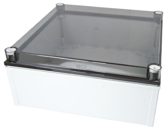 Fibox CAB PCQ Series Polycarbonate Wall Box, IP66, IP67, 172 mm x 400 mm x 400 mm