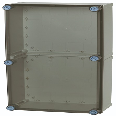 Fibox CAB PCQ Series Grey Polycarbonate General Purpose Enclosure, IP66, IP67, IK08 600 mm, 170 mm, 300 mm